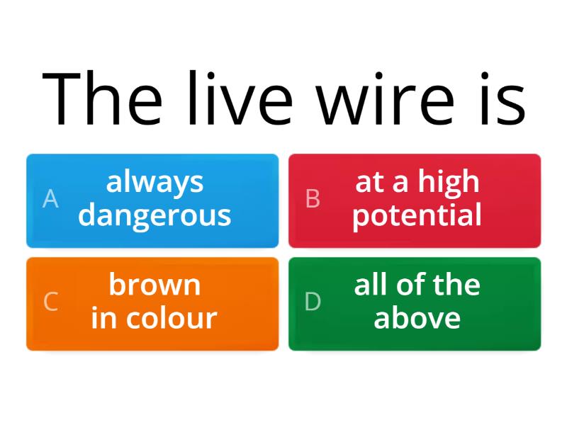 Electrical wiring Quiz