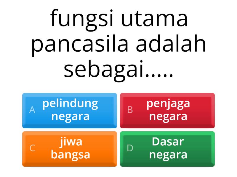 Pendidikan Pancasila - Quiz