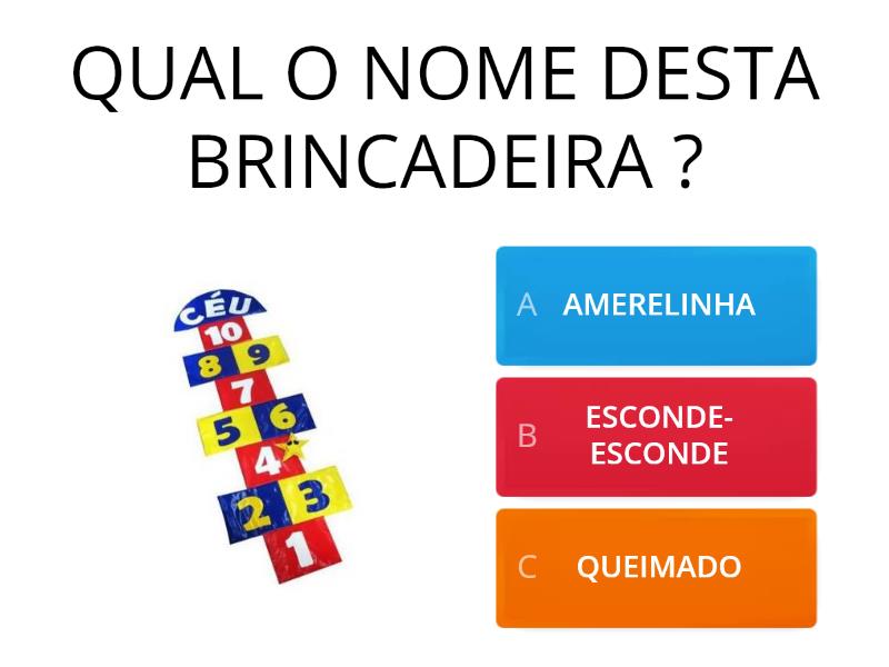 JOGOS E BRINCADEIRAS - Quiz