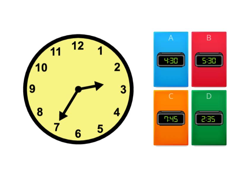 Reading The Clock - - Quiz