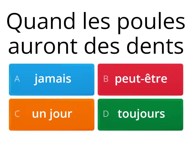 Le poulailler dans les étoiles texte 3 vocabulaire et expressions - Test