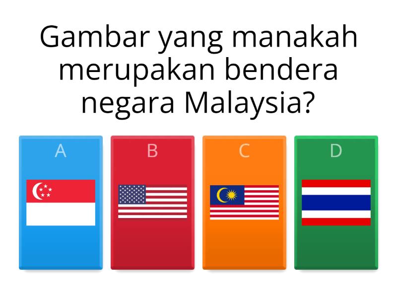 Kuiz Tentang Bendera Malaysia - Quiz