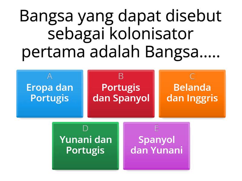 SOAL PILIHAN BERGANDA (SEJARAH INDONESIA) - Quiz