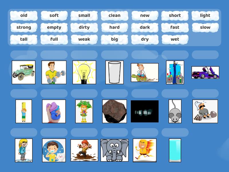 adjectives - Match up