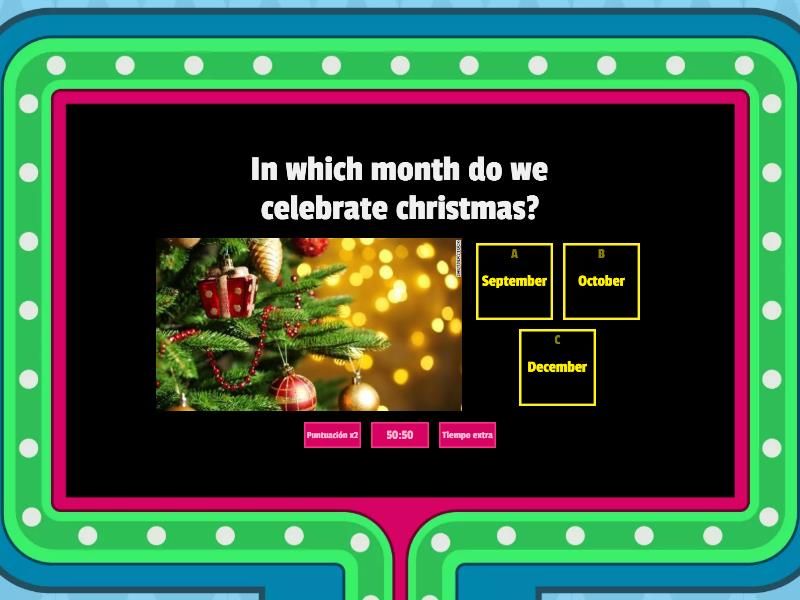 Months Of The Year - Gameshow Quiz