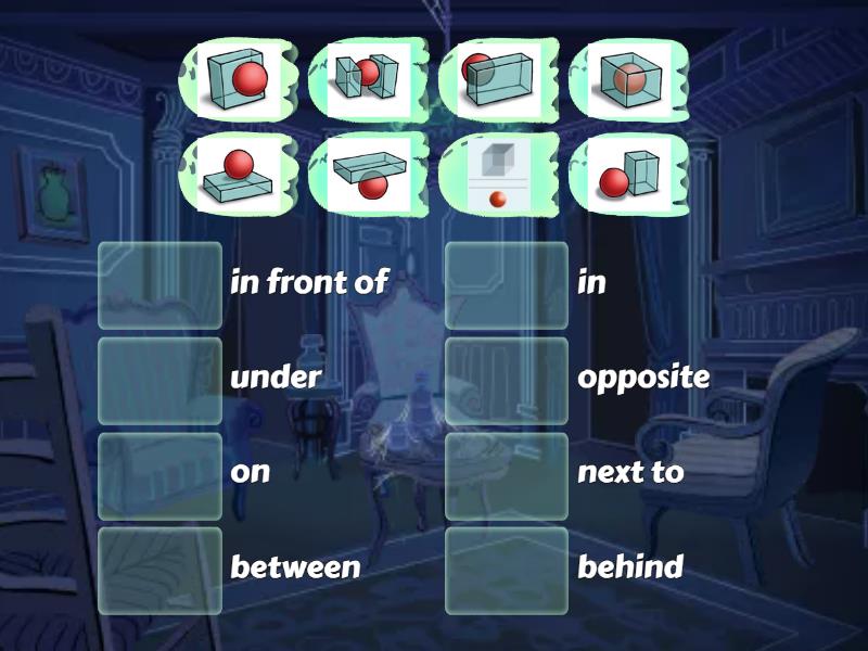 Go getter 2 unit 5.1 Prepositions of Place - Match up