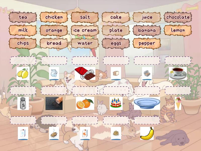 KB 2 Unit 6 Food - Match up
