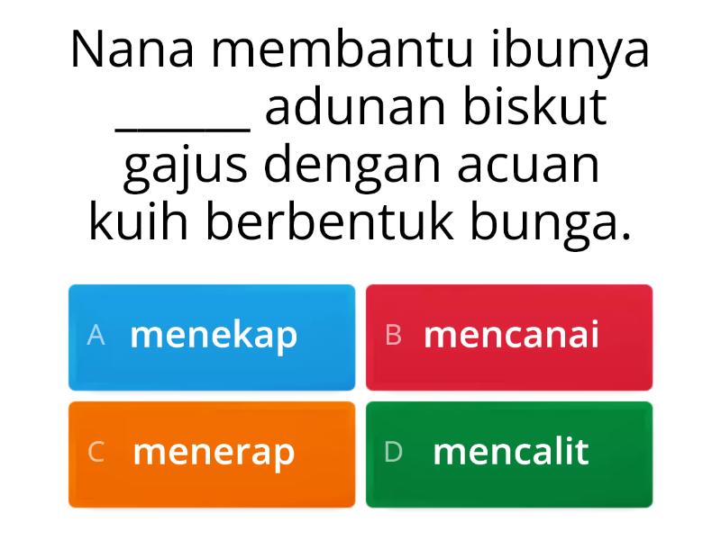 KUIZ TATABAHASA BAHASA MELAYU -KBM THP 2 - Cuestionario