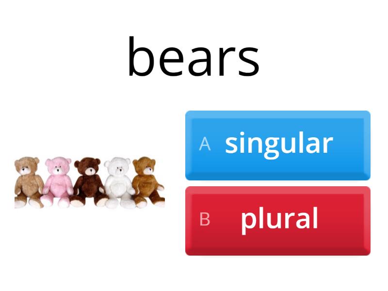 Singular And Plural Nouns - Quiz