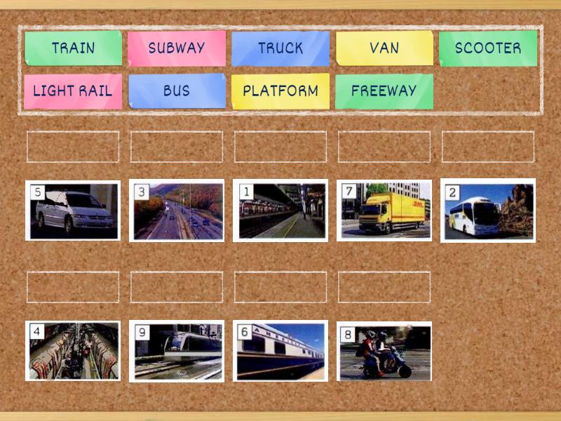 AEF3 File 3A VOCABULARY Transportation - Match up