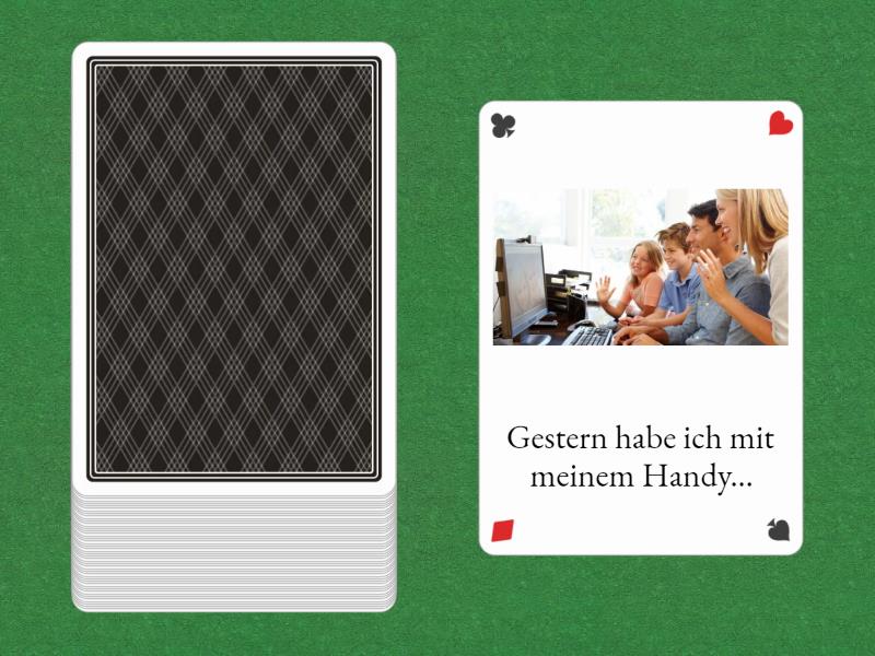 Past tense Handy - Speaking cards