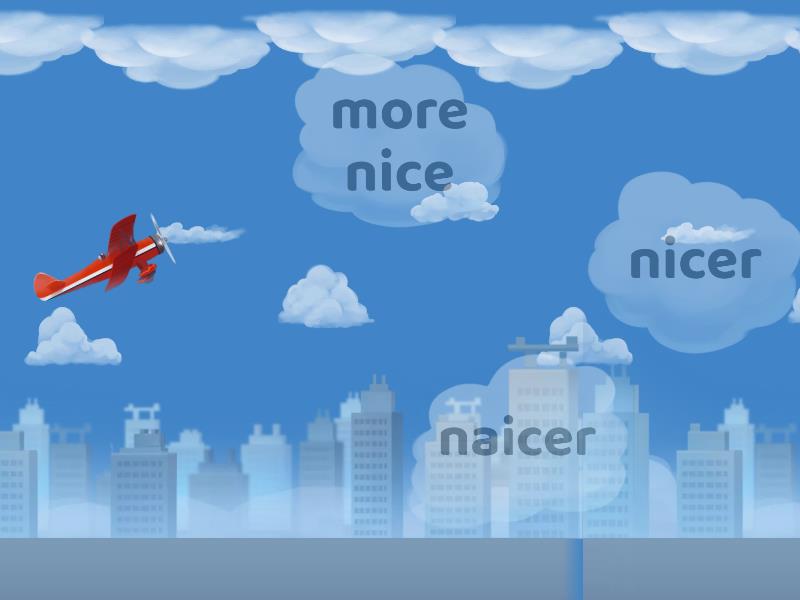 Comparatives airplane