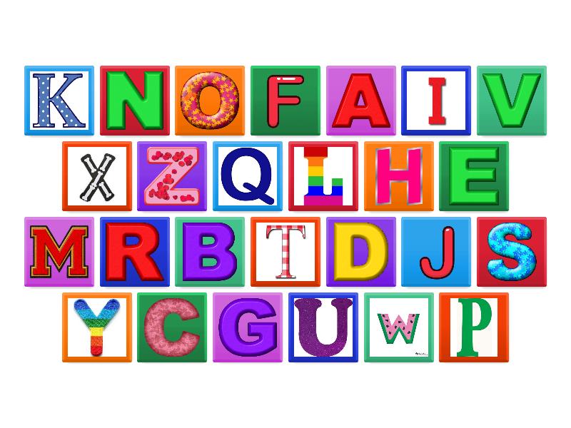Alphabet - Flip tiles