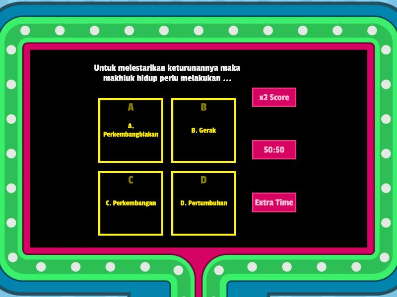 Klasifiksi Makhluk Hidup - Gameshow Quiz