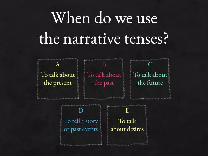 NARRATIVE TENSES - Quiz