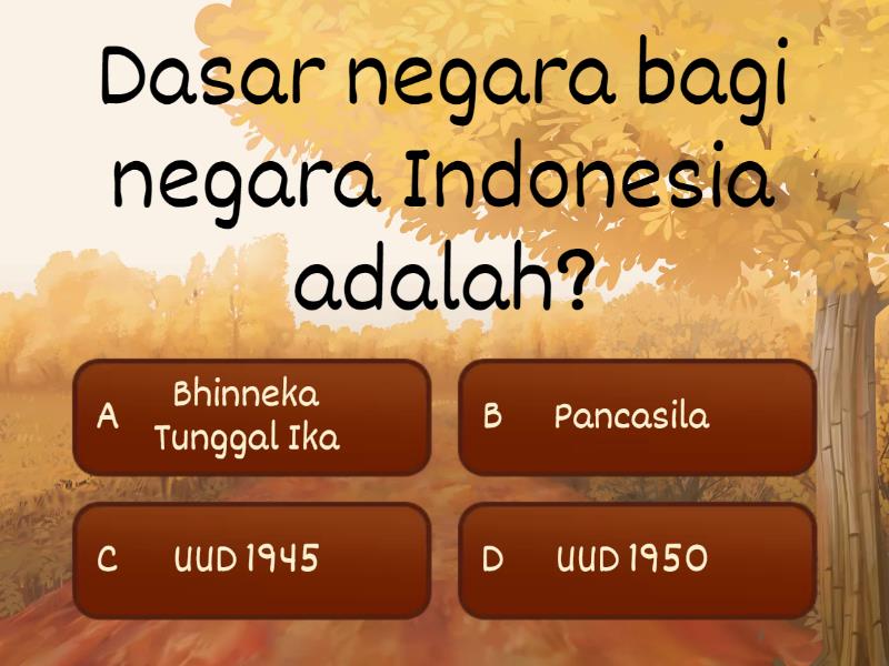 FORMATIF "KEDUDUKAN DAN FUNGSI PANCASILA" - Quiz