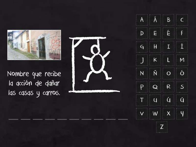 Repaso De lo humano y lo comunitario 3er trimestre - Hangman