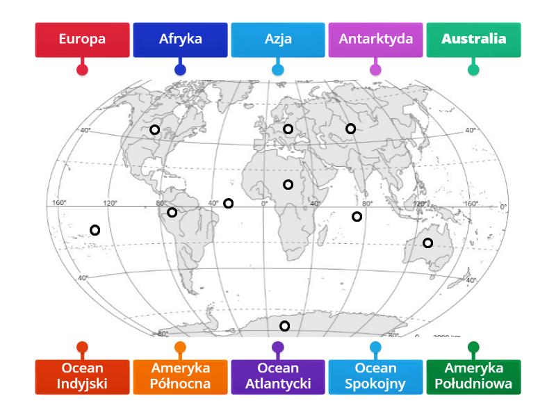 Geografia ćwiczenie dla klasy 5 - Labelled diagram