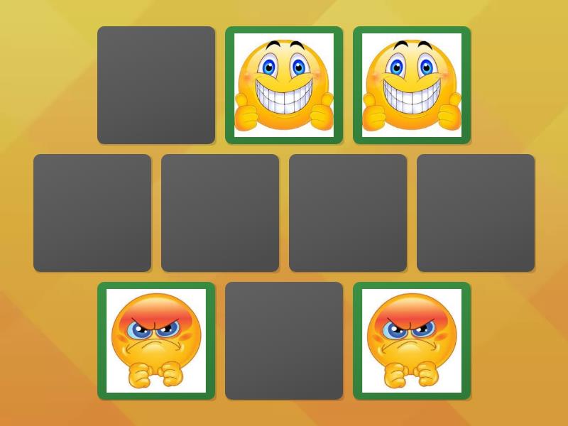 JUEGO DE PAREJAS EMOCIONES - Matching pairs
