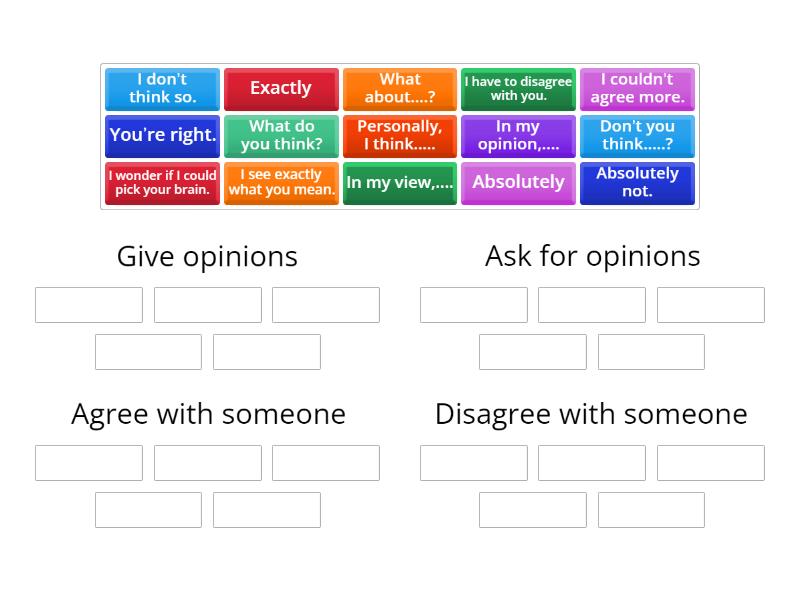 Going on a trip (discussion) - Group sort