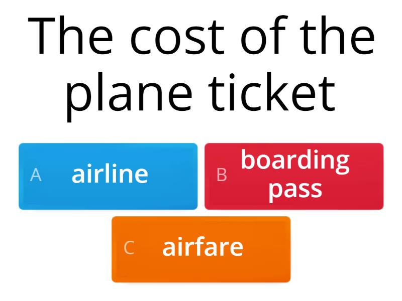 At the Airport W2 Kvíz