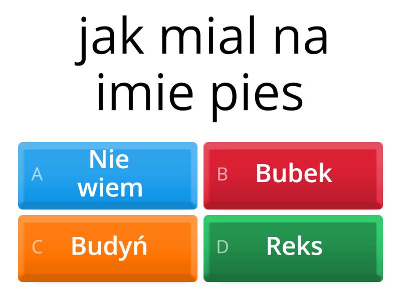 Sprawdzian Ze Znajomości Lektury Olbrzym Klasa 4 Test z ksziazki olbrzym - Quiz