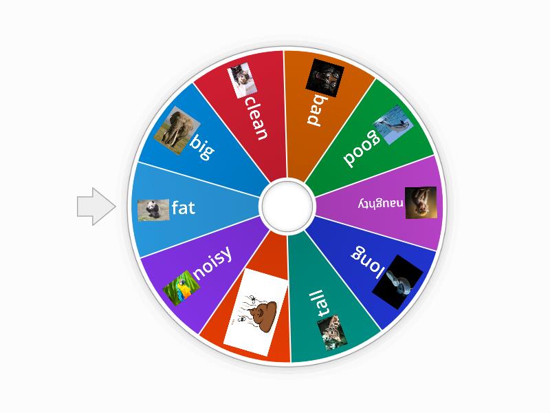 comparatives - Spin the wheel