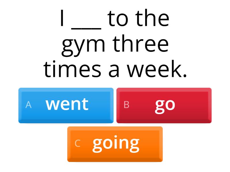 PRESENT VS PAST TENSE Quiz