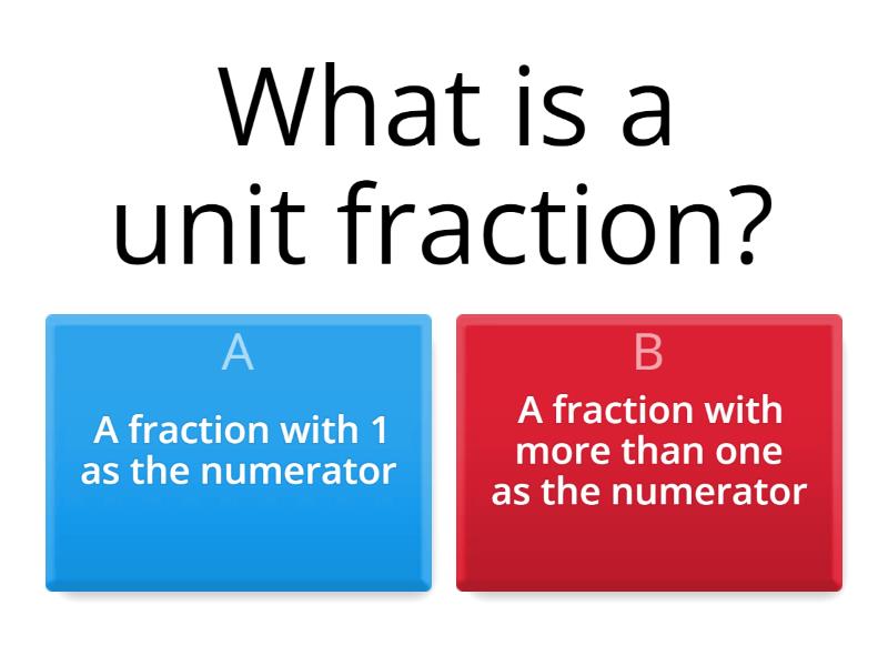 Fractions quiz