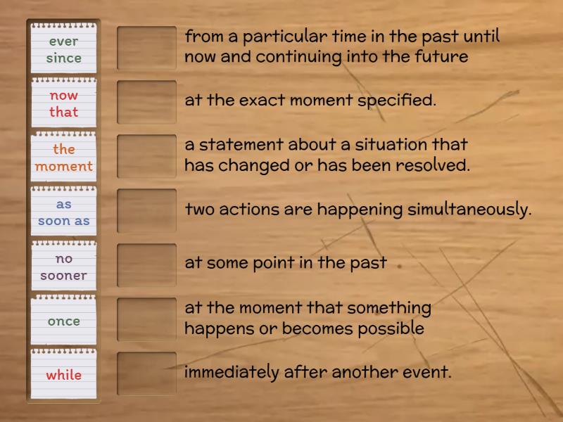 Task 1 Conjunctions - Une las parejas