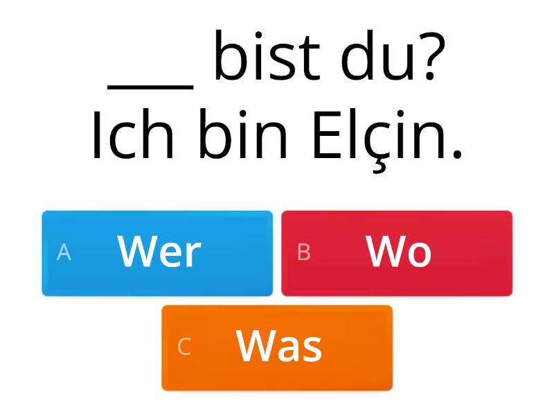 W- Fragen - Quiz