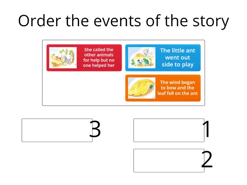 Story Sequensing - Rank order