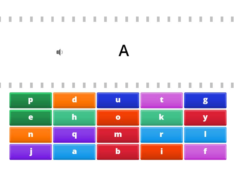 Big and small letters find - Find the match