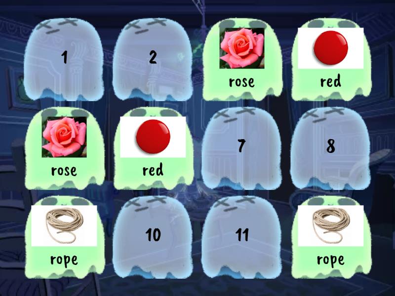 Letter R match - Matching pairs