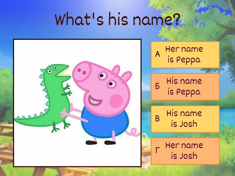 What s His her Name Quiz