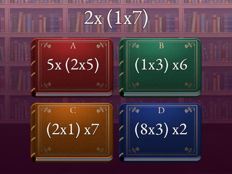 associative property of multiplication