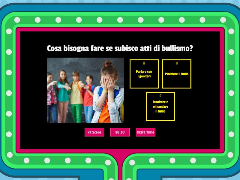 QUIZ SUL BULLISMO - Gameshow Quiz