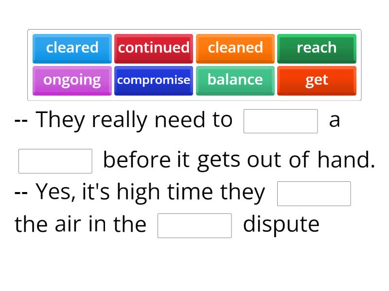 Roadmap B2+ Unit 1D vocabulary practice - Complete the sentence