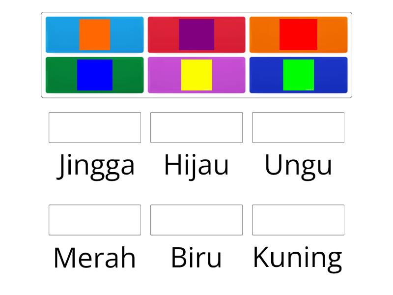 Aktiviti Kenali Warna Une Las Parejas