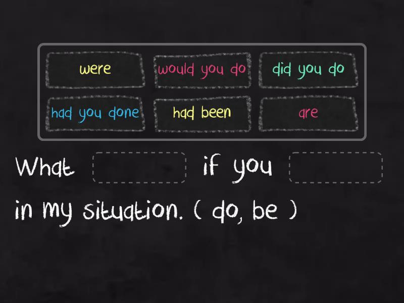 CONDITIONAL SENTENCES USING IF PART 3 - Palabra perdida