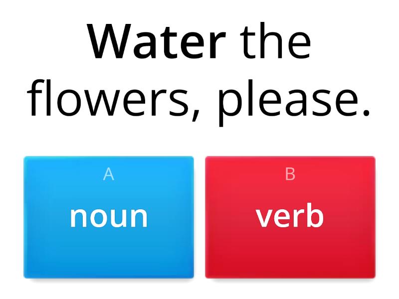 Noun Or Verb Quiz