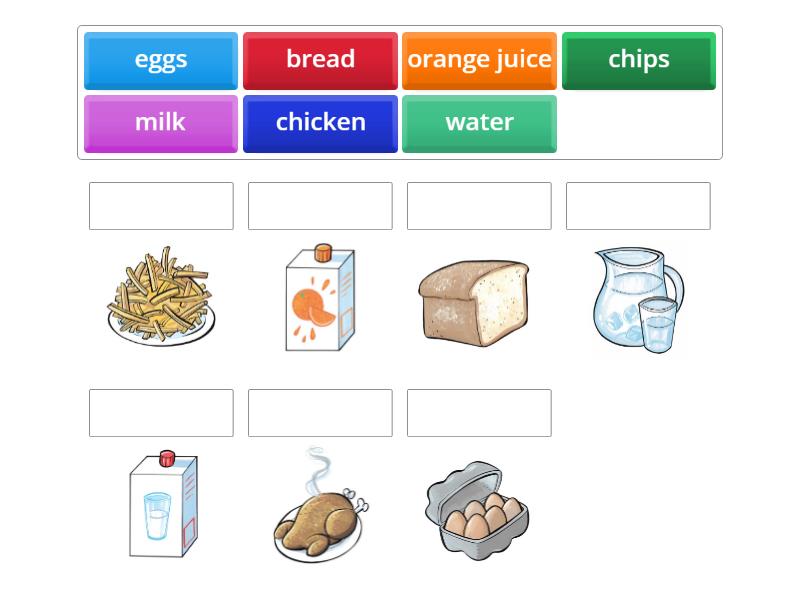 Kid's box 2 Unit 6 Dinner time - Match up