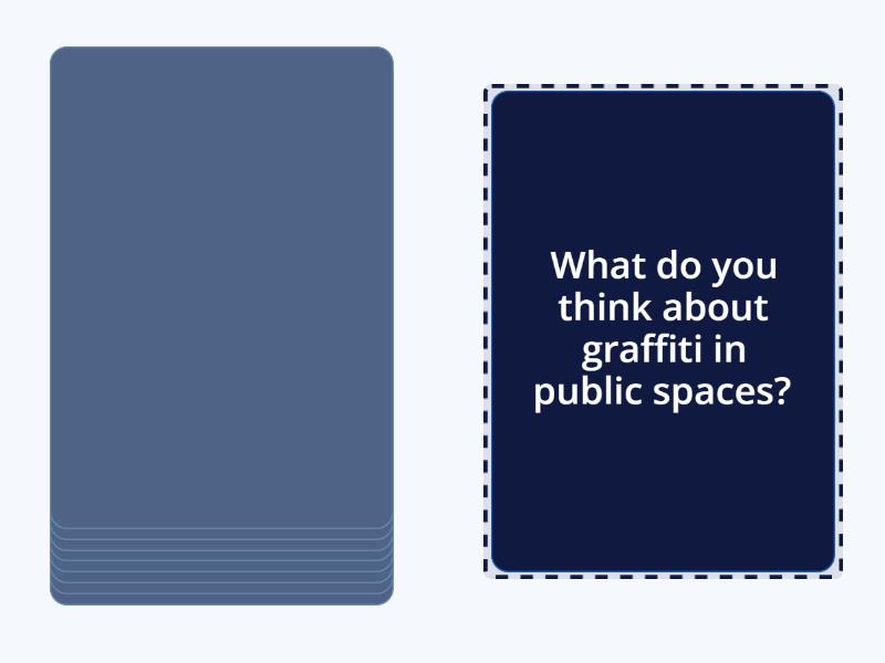 street art Speaking cards