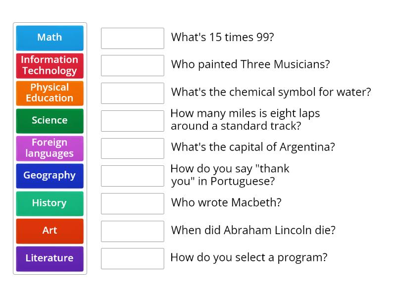 school-subjects-match-up