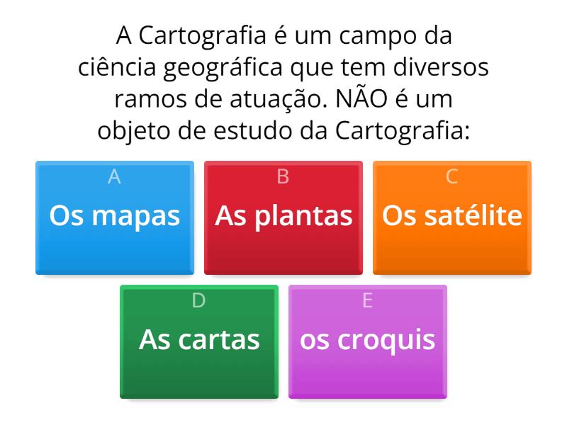 Cartografia - Quiz