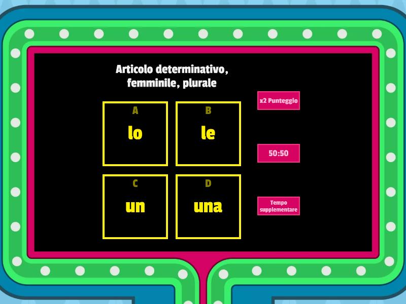 Olimpiadi Grammaticali - Gameshow Quiz