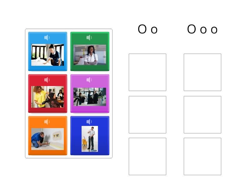 Jobs Syllable Sort - Group sort