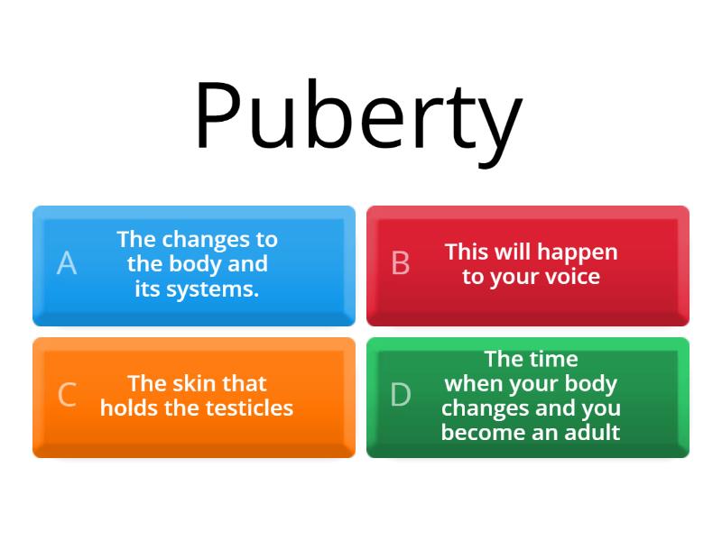 Puberty Quiz