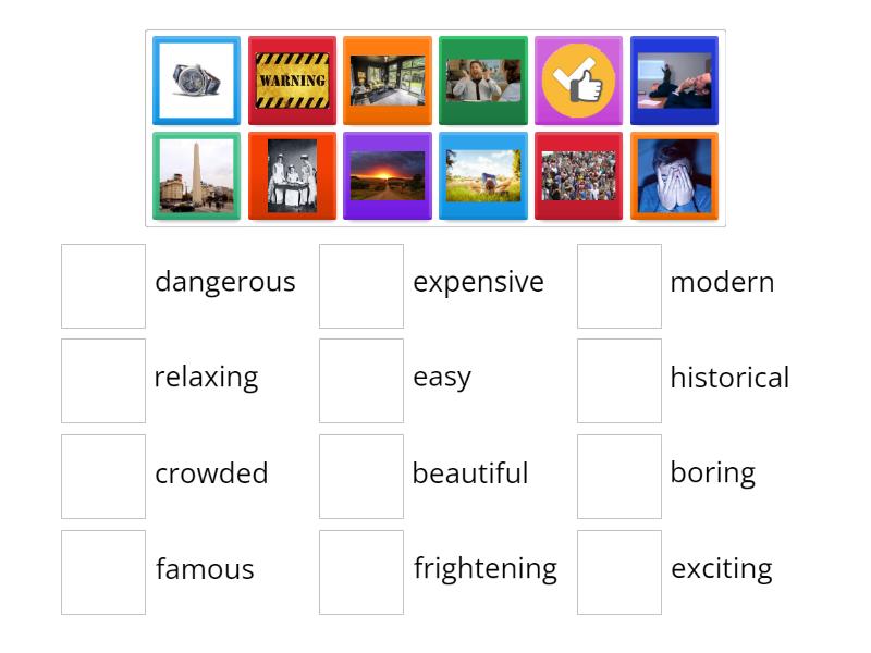 Unit 2 vocabulary Learn with us 6 - Match up