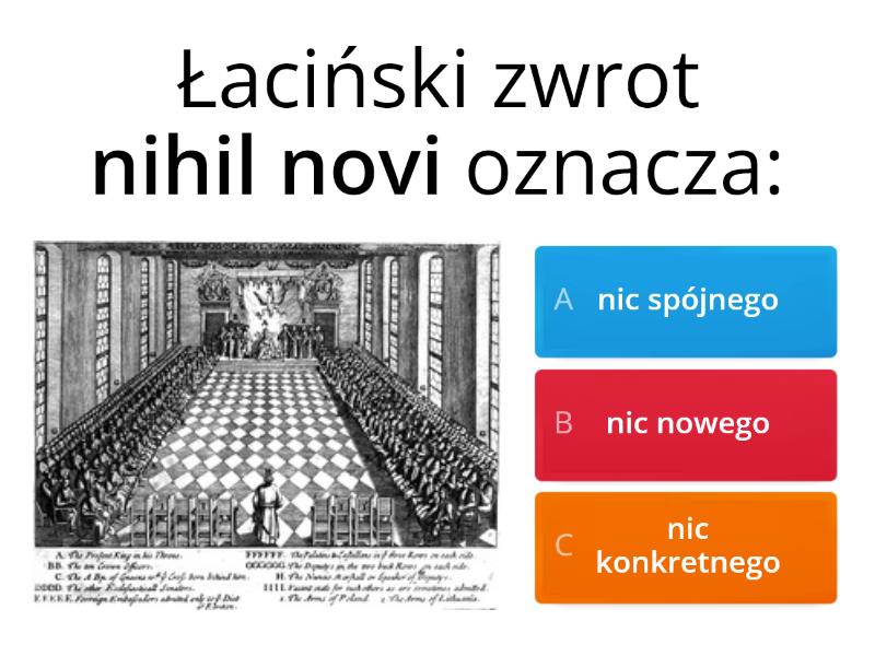 W Rzeczpospolitej Szlacheckiej - Test